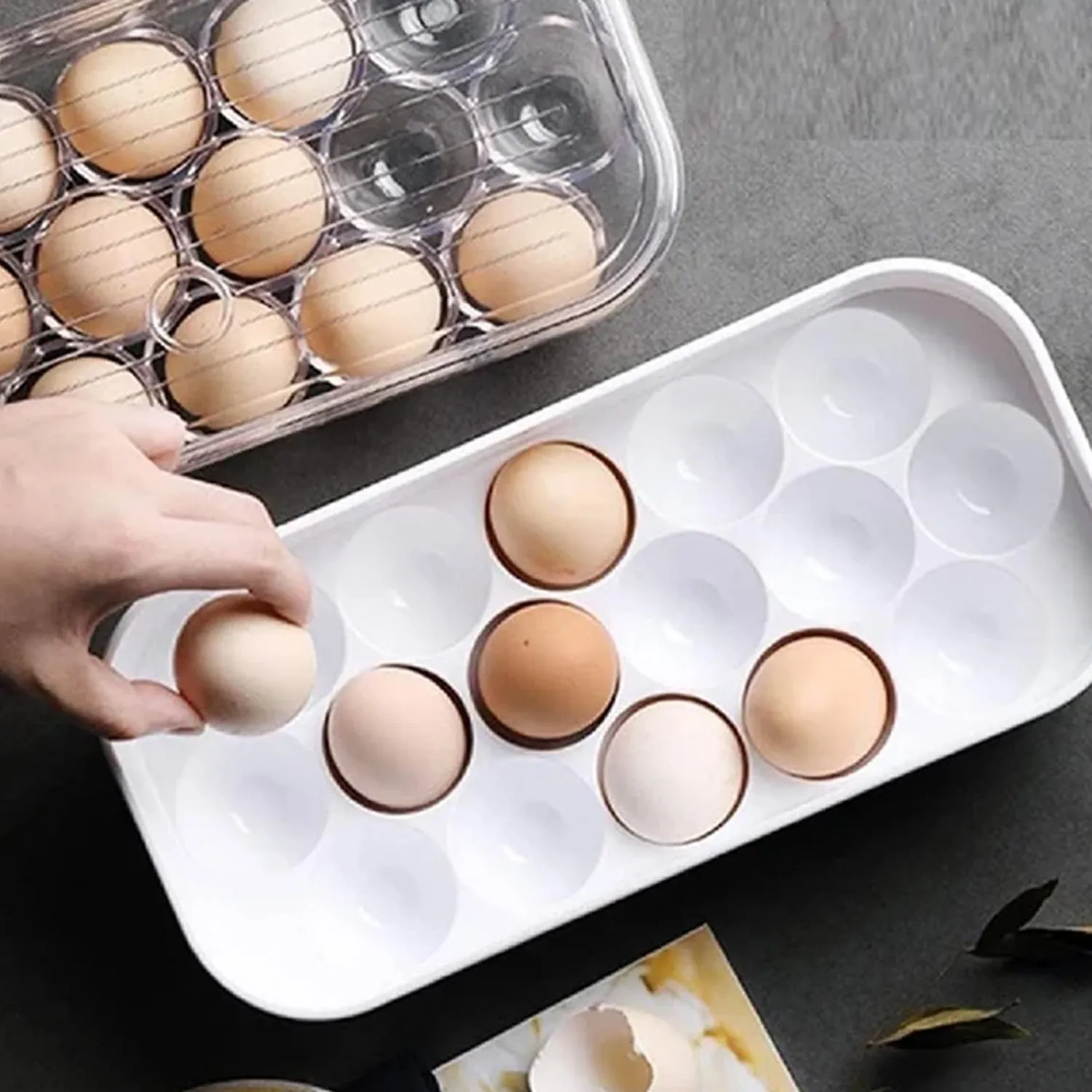 2794B 12 Cavity Egg Storage Box For Holding And Placing Eggs Easily And Firmly.
