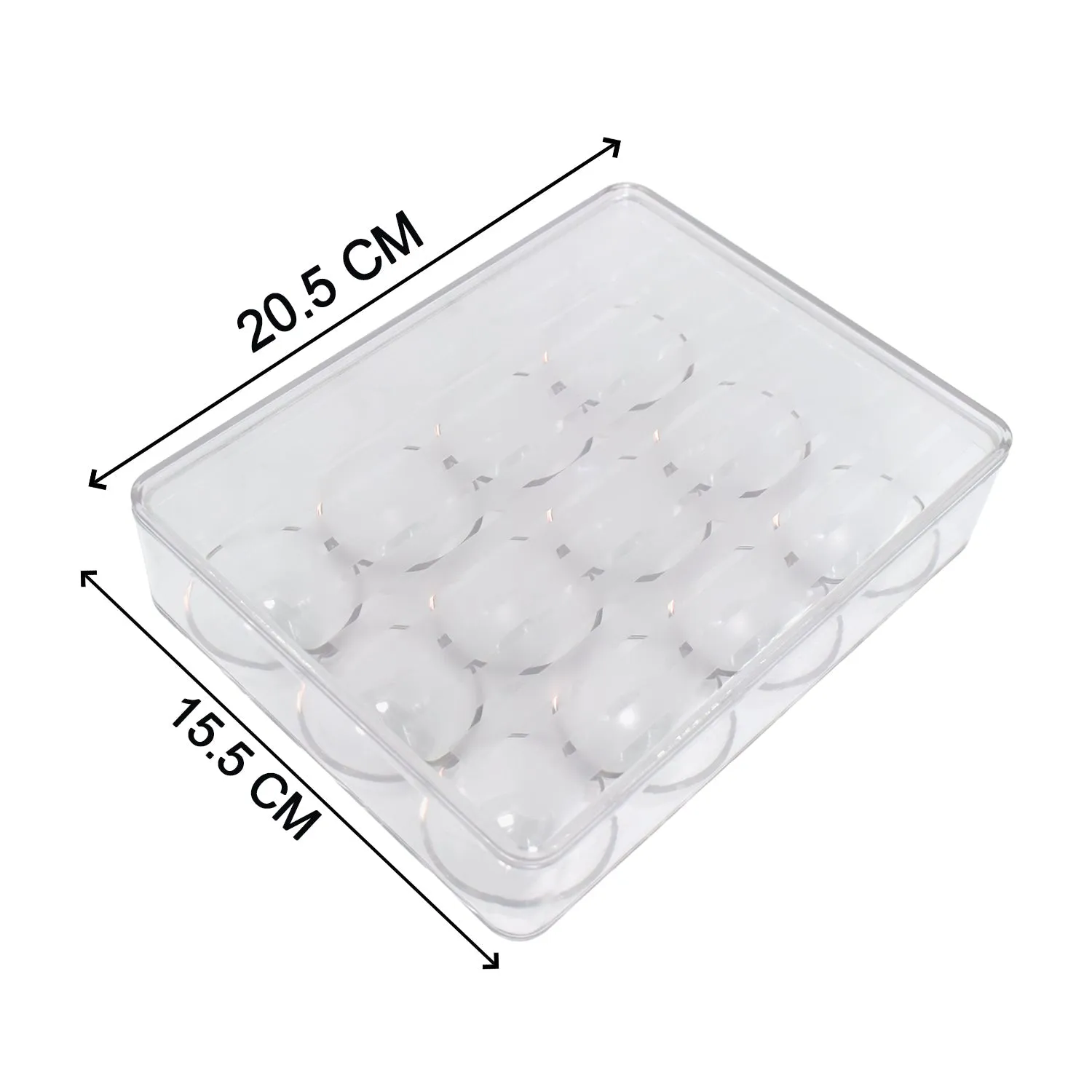 2794B 12 Cavity Egg Storage Box For Holding And Placing Eggs Easily And Firmly.