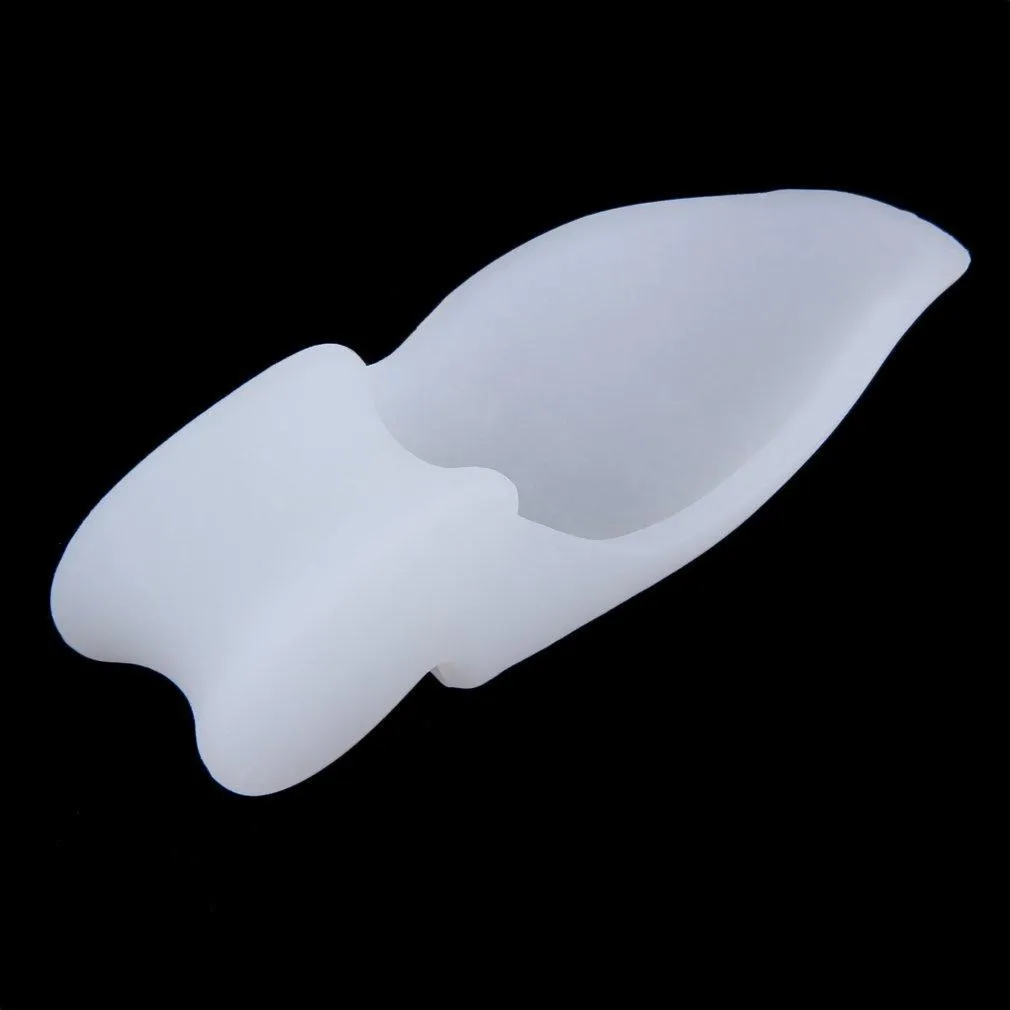 2pcs Silicone Gel Foot Pad Stretch Corrector Alignment Toe Bone Insole SL