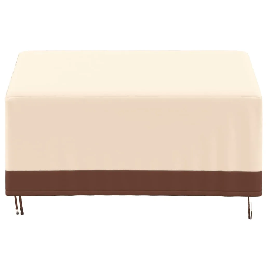 3-Seater Bench Covers 2 pcs 159x84x56/81 cm 600D Oxford Fabric
