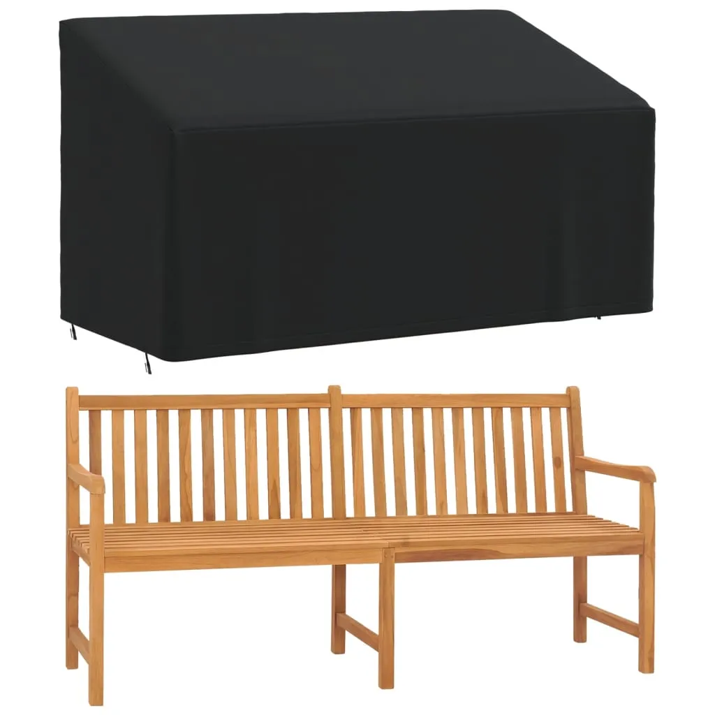 3-Seater Bench Covers 2 pcs 175x85x68/94 cm 420D Oxford Fabric