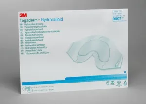 3M 90007-S Tegaderm Hydrocolloid Dressing Sacral Design 6-3/4" x 6-3/8"