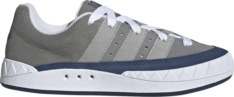 Adidas Human Made x Adimatic 'Grey Tech Indigo' sneakers, gray