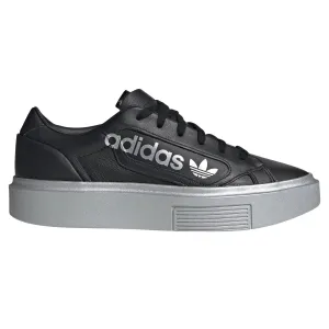 adidas Originals Womens Sleek Super Shoes - Black/Silver