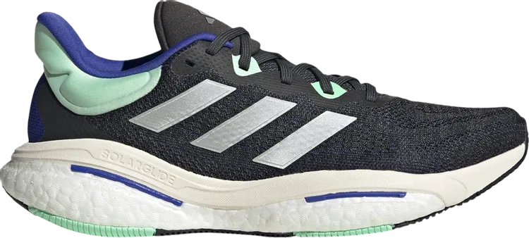 Adidas SolarGlide 6 'Carbon Pulse Mint' sneakers, gray