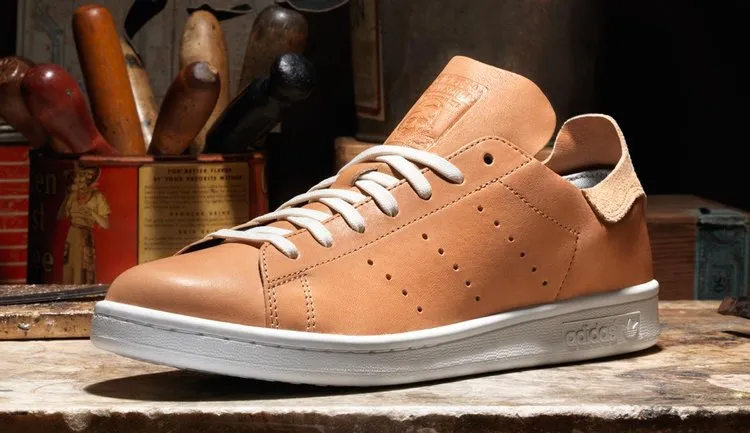 Adidas Stan Smith 'Horween Leather' Sneakers, Tan