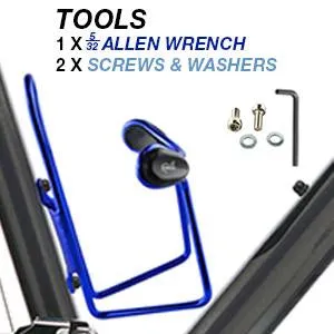 Adjustable Bicycle Water Bottle Cage with Handlebar Mount Bracket