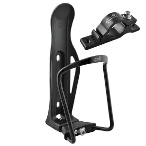 Adjustable Bicycle Water Bottle Cage with Handlebar Mount Bracket