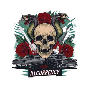 Air Jordan 1 High OG “Team Red” | illcurrency White T-Shirt (Guitars and Roses Vintage)