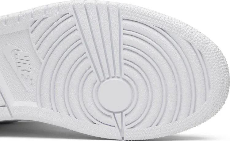 Air Jordan 1 Retro Mid White Pure Platinum sneakers, white