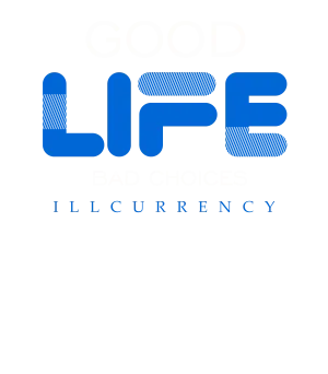 Air Jordan 1 Royal Reimagined | Illcurrency Black T-Shirt (Bad Choices)