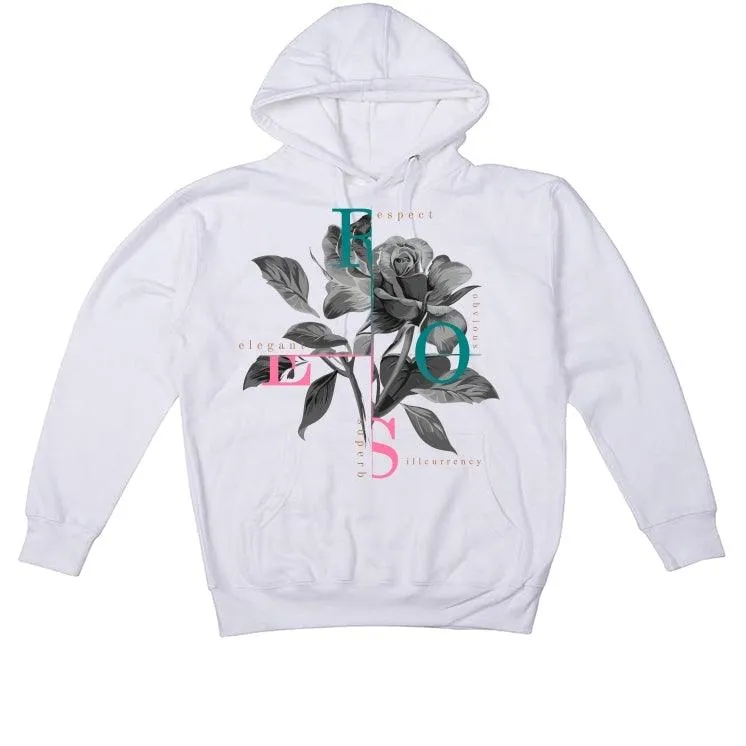 Air Jordan 10 "Super Bowl Miami" White T-Shirt (Roses)