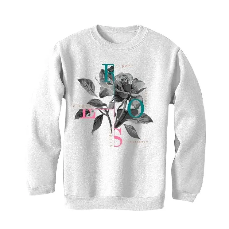 Air Jordan 10 "Super Bowl Miami" White T-Shirt (Roses)