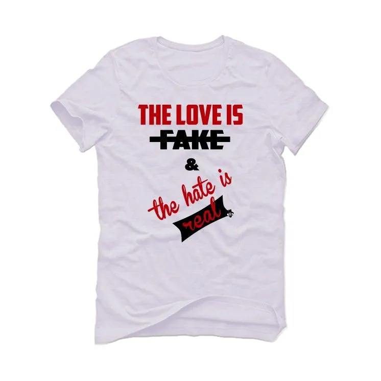Air Jordan 12 “Twist” 2021 White T-Shirt (The love is fake)