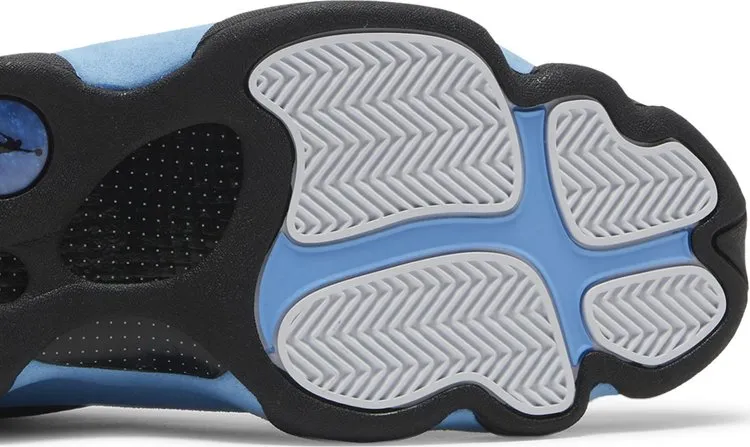 Air Jordan 13 Retro Black University Blue Sneakers, black