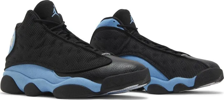 Air Jordan 13 Retro Black University Blue Sneakers, black