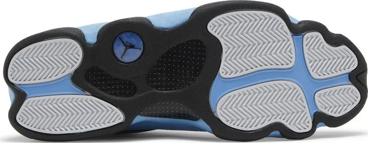 Air Jordan 13 Retro Black University Blue Sneakers, black
