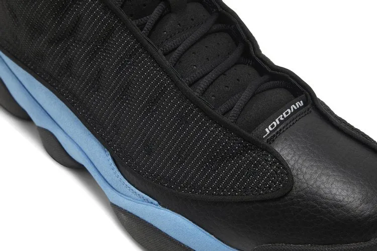 Air Jordan 13 Retro Black University Blue Sneakers, black