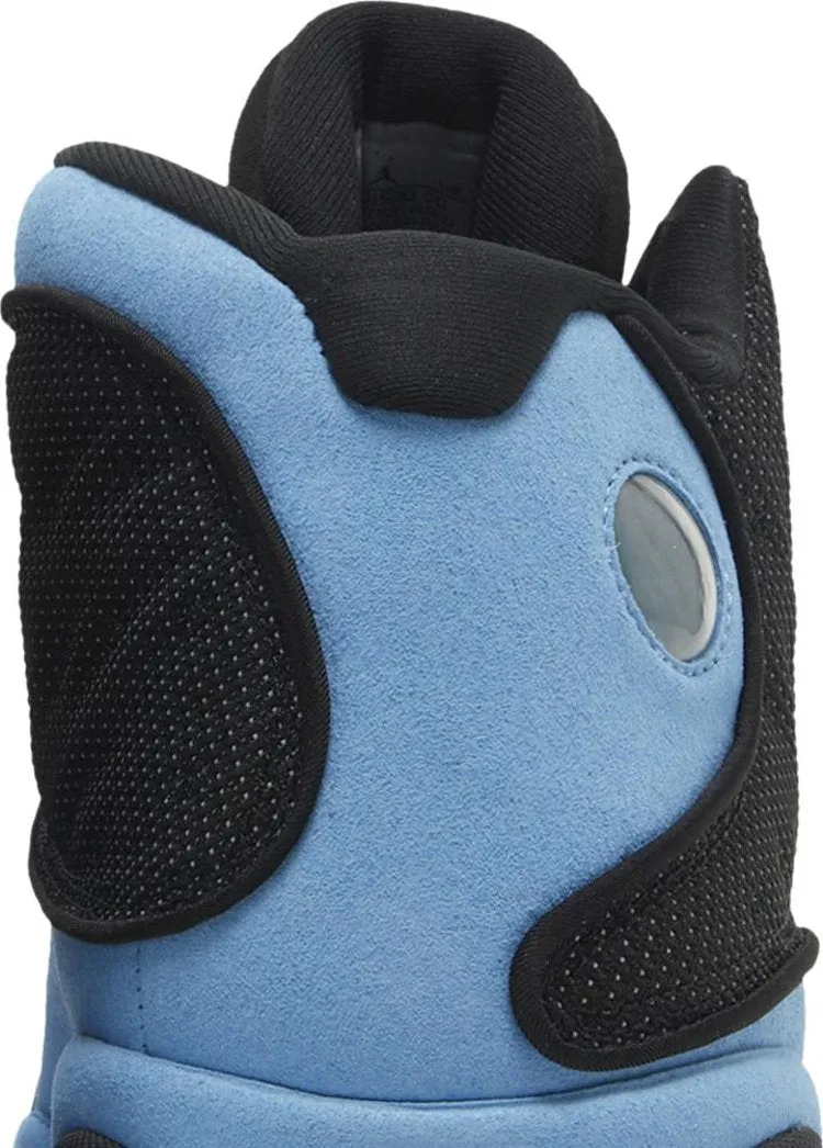 Air Jordan 13 Retro Black University Blue Sneakers, black