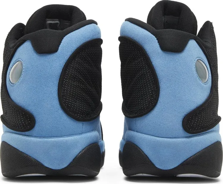 Air Jordan 13 Retro Black University Blue Sneakers, black
