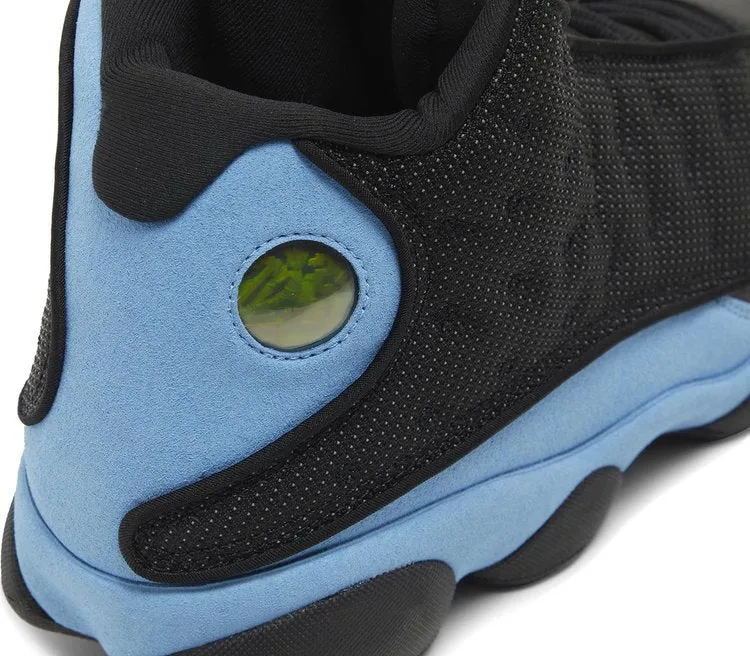 Air Jordan 13 Retro Black University Blue Sneakers, black