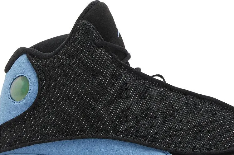 Air Jordan 13 Retro Black University Blue Sneakers, black