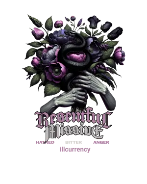 Air Jordan 4 WMNS Orchid Black T-Shirt (Resentful)| illcurrency