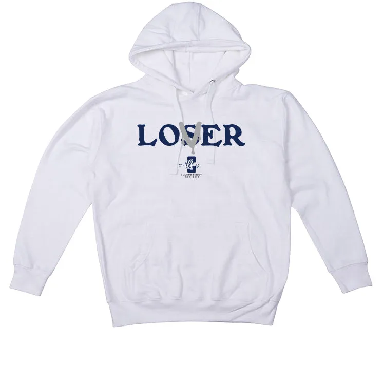 Air Jordan 6 “Midnight Navy” | illCurrency White T-Shirt (Loser)
