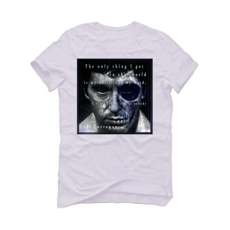 Air Jordan 6 “Midnight Navy” White T-Shirt (ONLY THING I GOT (PACINO))