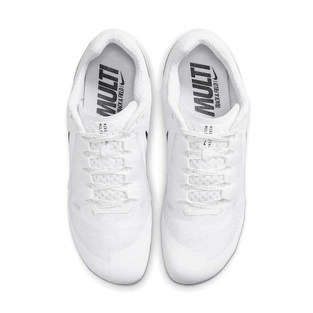 All Gender Nike Zoom Rival Multi Track Spike - White