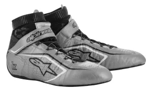 ALPINESTARS 2715020_1912_8,5 TECH 1Z v2 Race shoes, FIA 8856-2018, silver/black/white, size 41 (8,5)