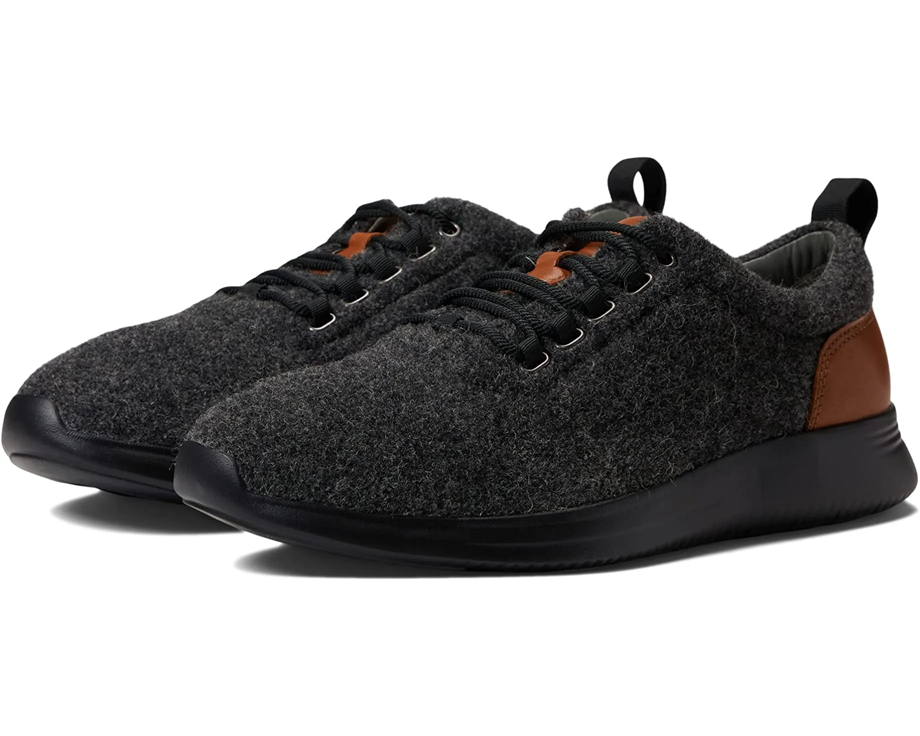 Amherst Wool Johnston & Murphy sneakers, gray