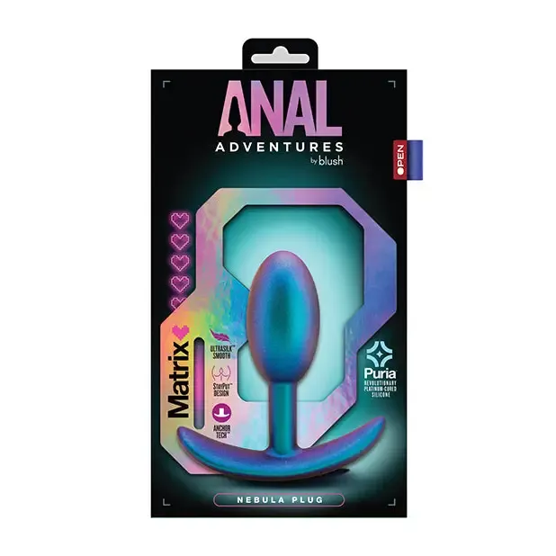 Anal Adventures Matrix By Blush The Nebula Plug Vibrating Inner Ball Plug
