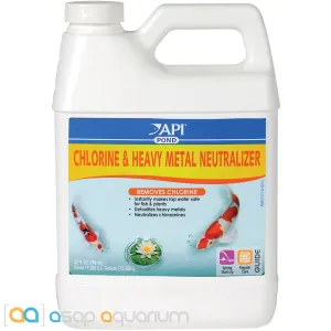 API Pond Chlorine & Heavy Metal Neutralizer 32oz.