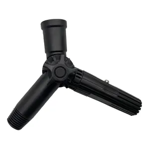 AquaSpray Superlite Double Gooseneck for Water Fed Pole Window & Solar Cleaning by EquipMaxx