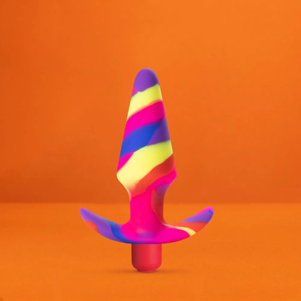 Avant Free Spirit Silicone Vibrating Anal Plug Scarlet