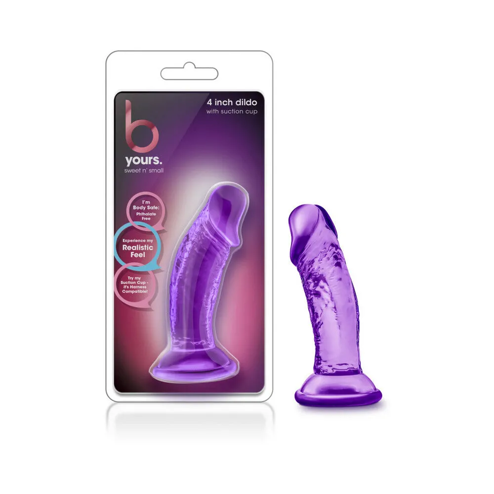 B Yours Sweet n' Small 4 in. Dildo Purple