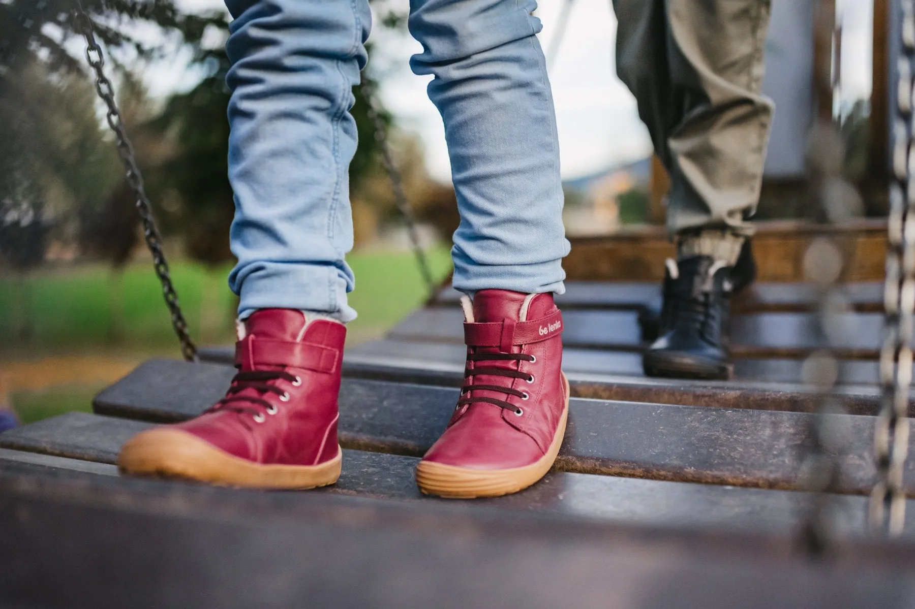 Barefoot Be Lenka Winter Kids - Dark Cherry Red