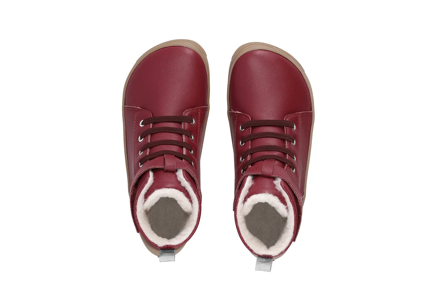 Barefoot Be Lenka Winter Kids - Dark Cherry Red