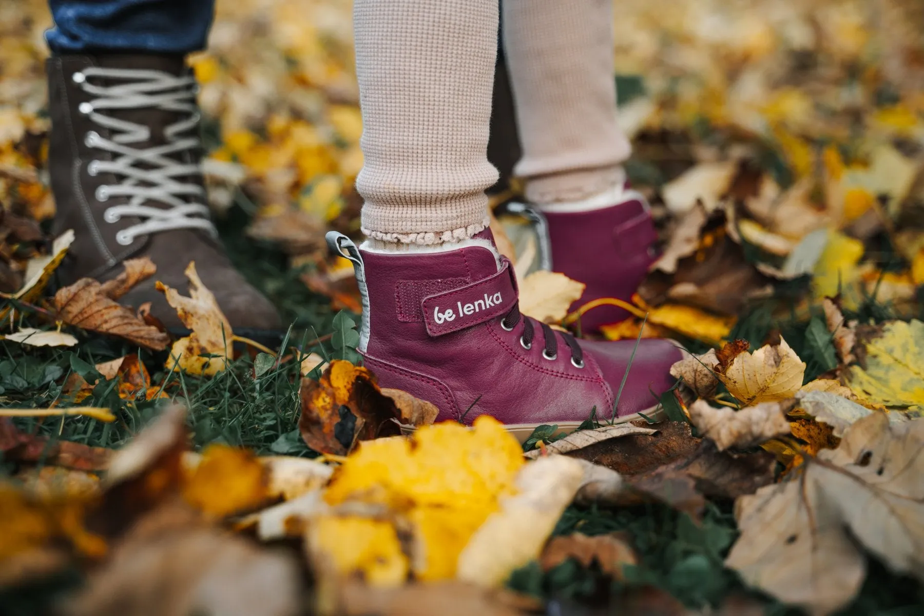 Barefoot Be Lenka Winter Kids - Dark Cherry Red