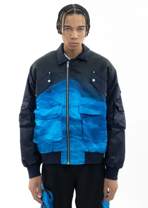 Black Water Printed Jacket