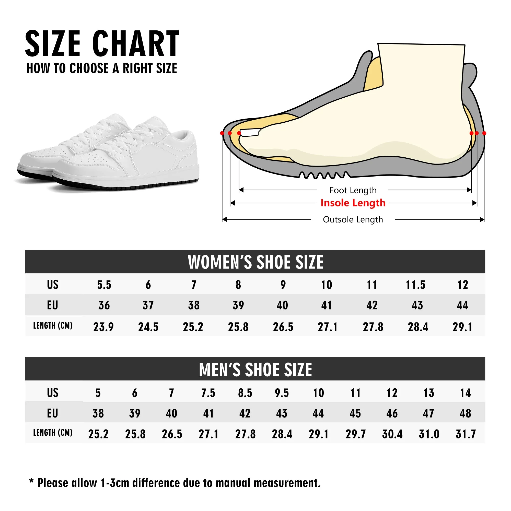 Blk Insct Famili IU Mens Premium Low Top Sneakers