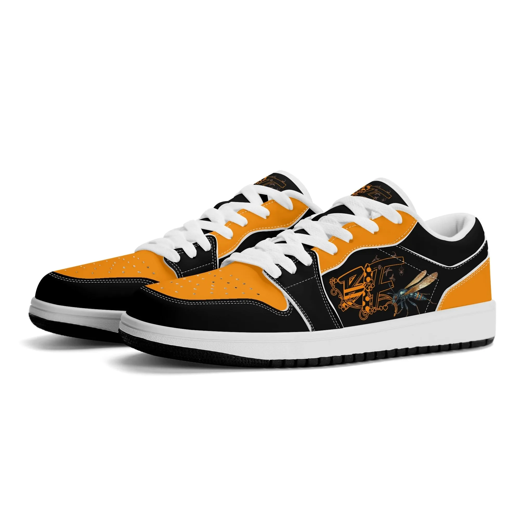 Blk Insct Famili IU Mens Premium Low Top Sneakers