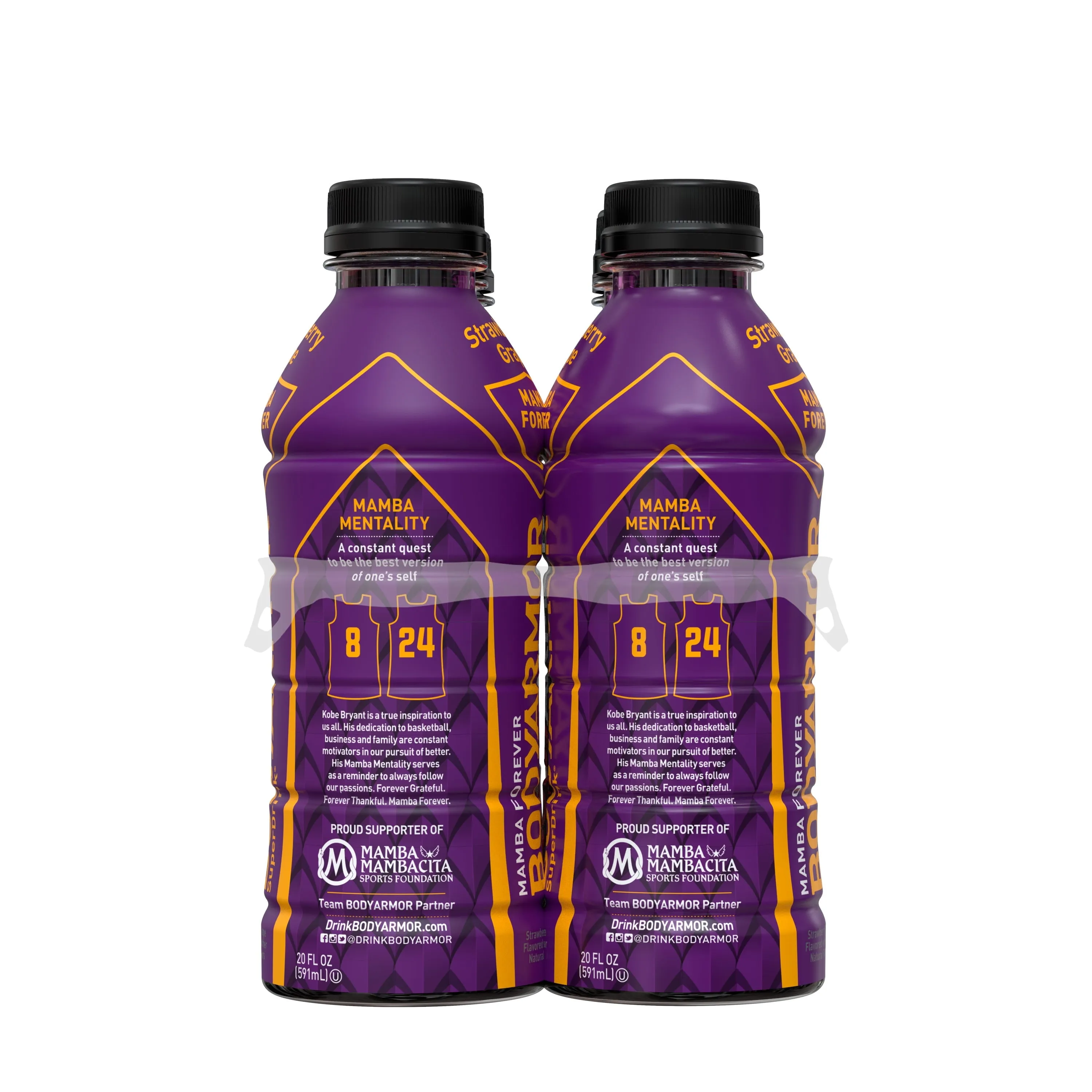 BODYARMOR Sports Drink Mamba Forever, 20 fl oz, 6 Pack