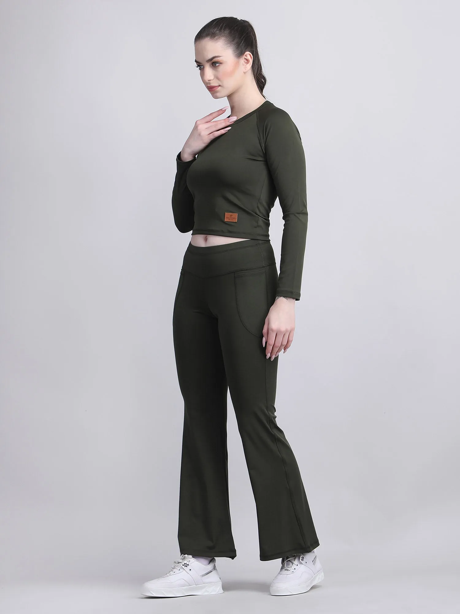 Bootcut matching sets women's