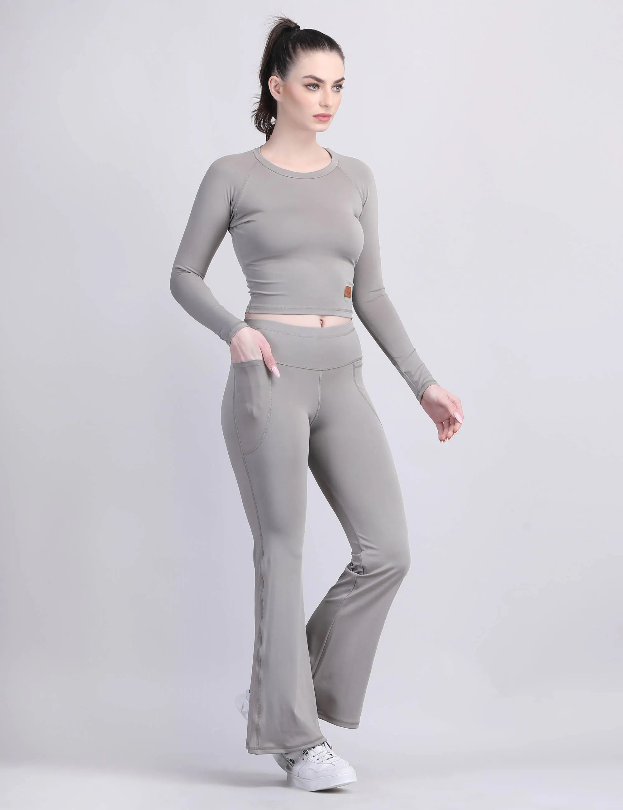 Bootcut matching sets women's