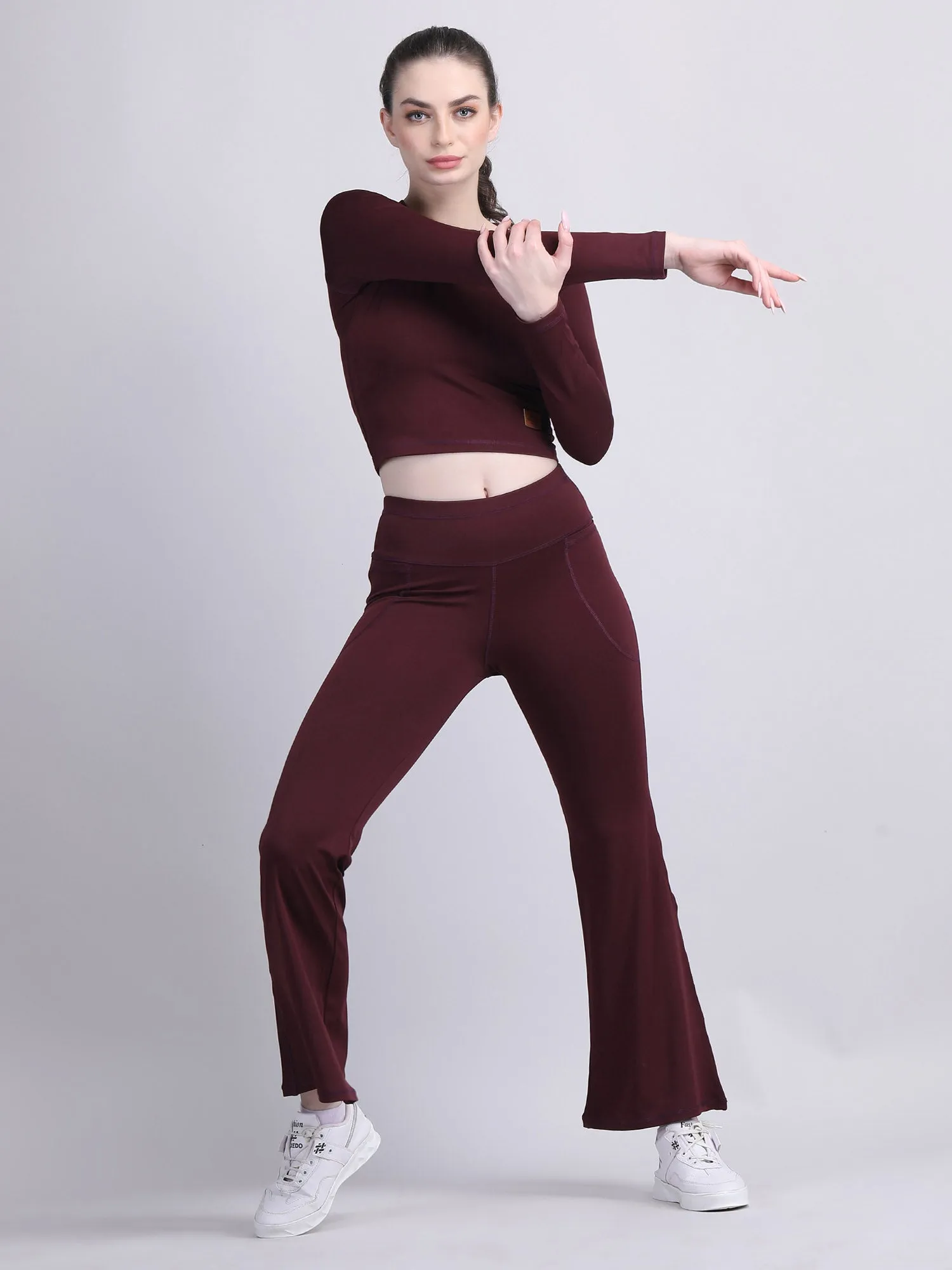 Bootcut matching sets women's