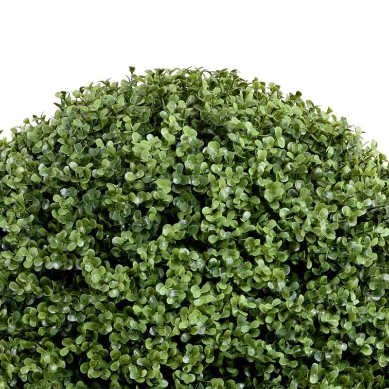 Boxwood Ball 28" in Square Pot 48"H