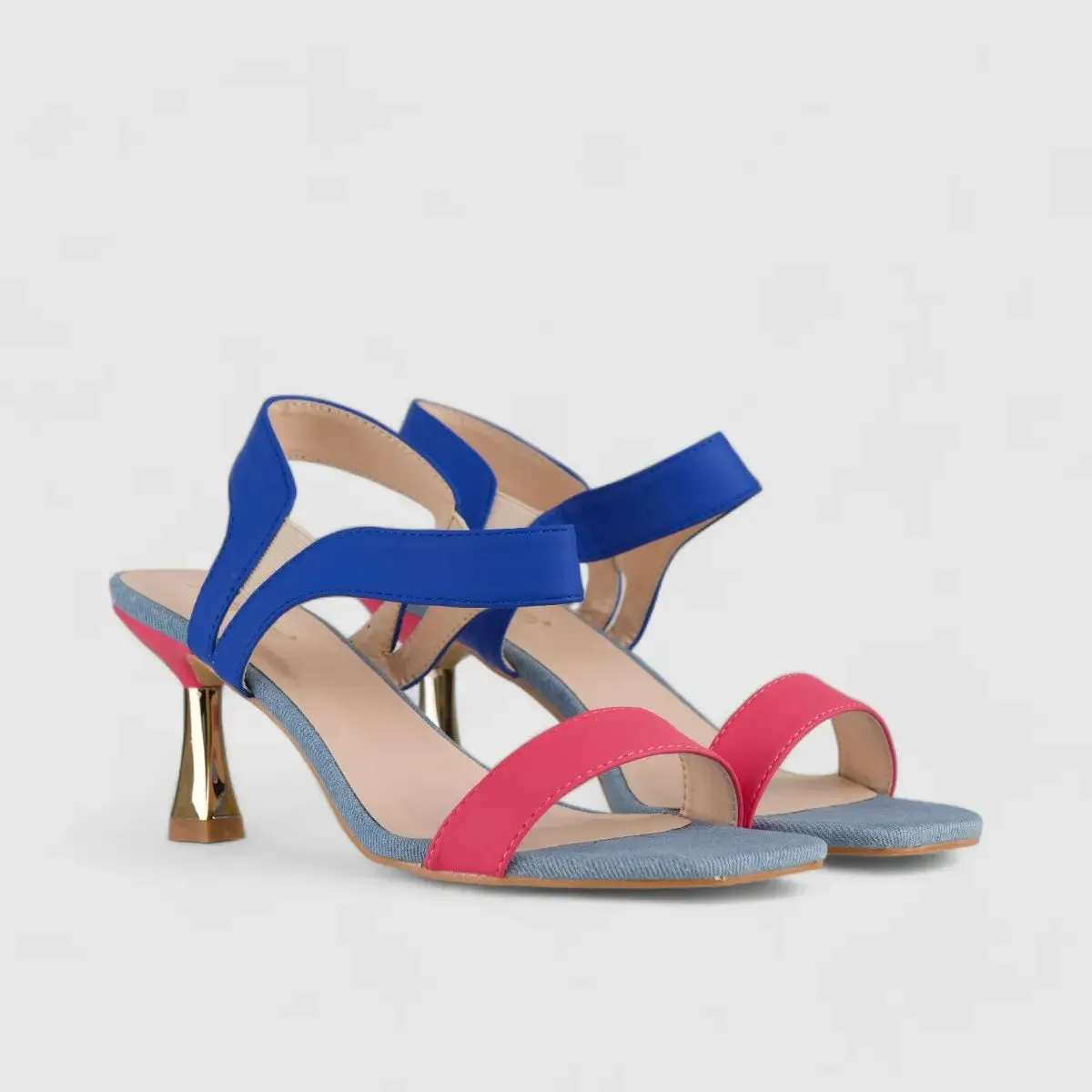 Bulbul Heel Sandal Multi Pink HAR023