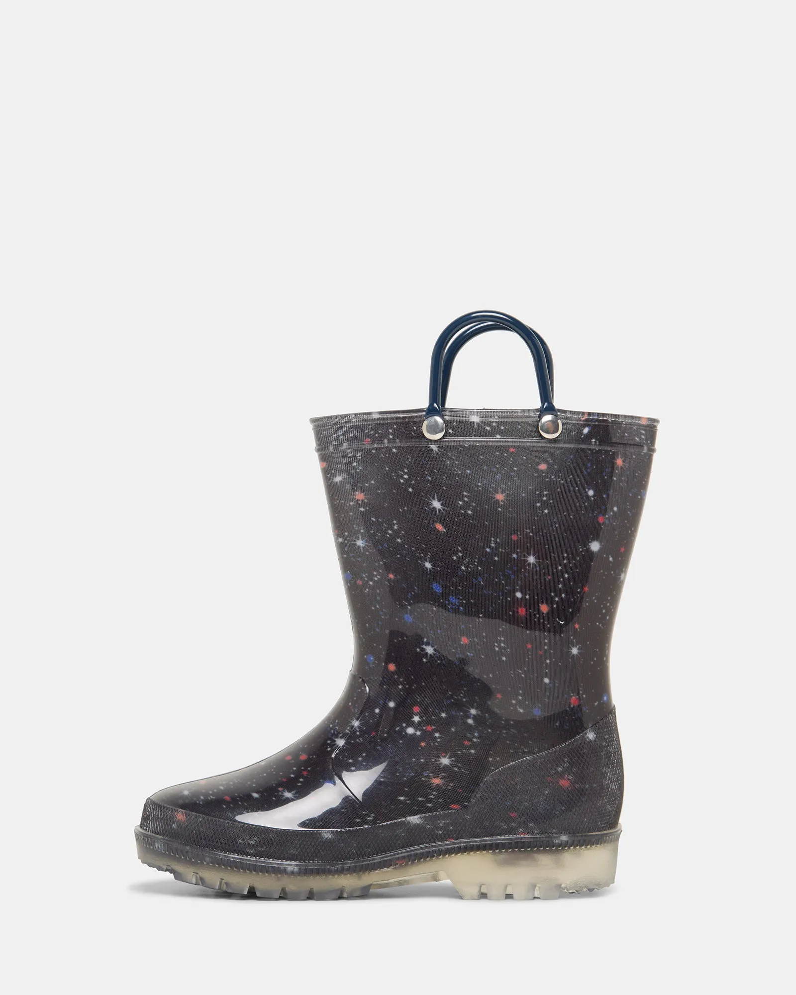 Charlie Galaxy Gumboot Black Multi